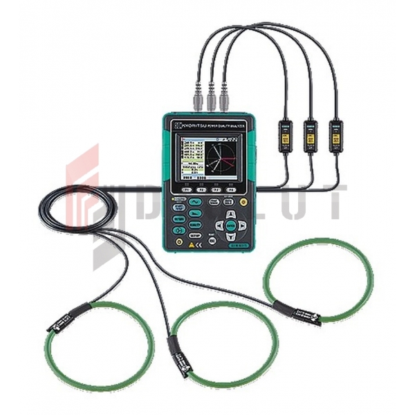 KEW6315-03 Analyzátor kvality energie + 3 flexibilné svorky 1000A