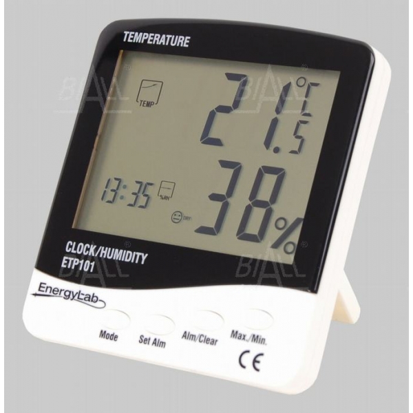 ETP101 Termohygrometer + hodiny EnergyLab