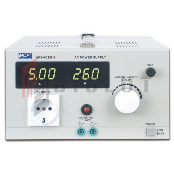 Laboratórny zdroj AC250-1 260V5A AC 1300VA Autotransformátor MCP