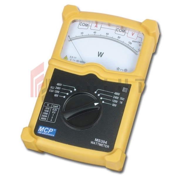 MS304 Analógový jednofázový wattmeter