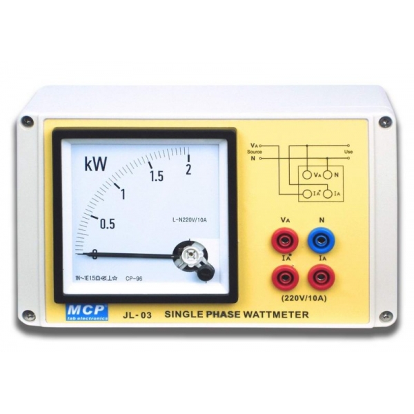 JL03 Jednofázový školský wattmeter 0-2kW