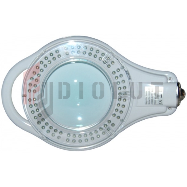Dielenské LED svietidlo s lupou (127mm) 8060-U 5D 8W