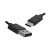 Kábel USB -USB Type-C 1m čierny HQ.