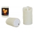 LTC sviečka, LED vosková sviečka 7,5 * 12,5 cm, biela.