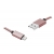 Kábel USB-Iphone 1m, ružový.