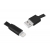 USB kábel - IPHONE 8PIN 1m plochý, čierny.