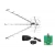Anténa DVB-T AP-TRIA-UNI COMBO VHF / UHF MUX-8 vertikálna (V) alebo horizontálna (H) polarizácia aktívna.