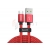 Baseus Double Fast USB - USB-C kábel, 1,0 m, 5 A, červený.