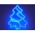 Modrá NeonLED 230V nová dekorácia na vianočný stromček