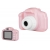 Digitálny fotoaparát s funkciou fotoaparátu, vhodný pre deti, ružový.