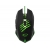 Káblová herná myš Esperanza Claw EGM209B LED 6D optická, zelená.