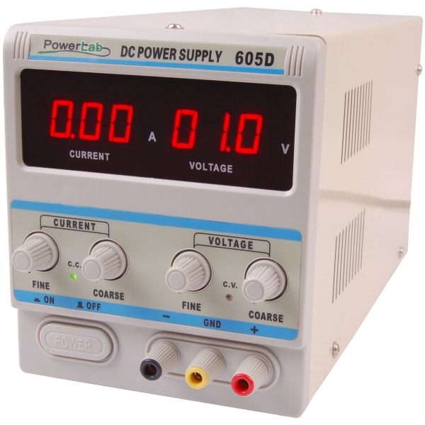 Laboratórny jednoduchý zdroj PowerLab 605D 60V / 5A