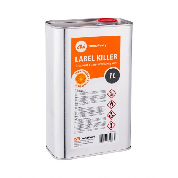 Label Killer - rozpúšťa lepidlo z 1l 1000ml etikiet
