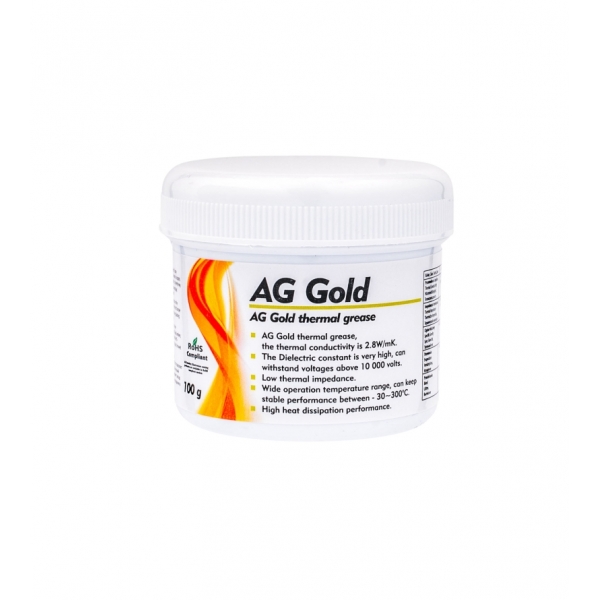 Tepelne vodivá pasta AG Gold> 2,8W / mk 100g
