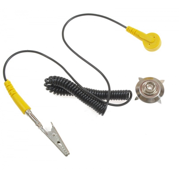 Antistatická podložka ESD 300x300mm + zemniaci kábel, náramok, rukavice