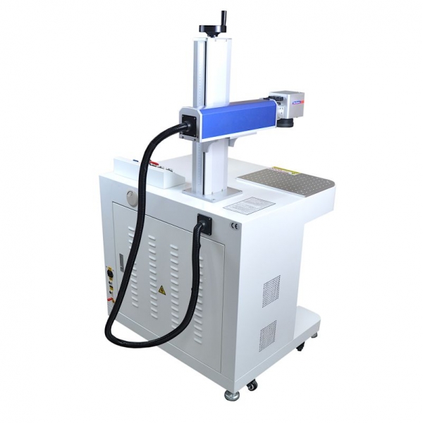 Značkovací laserový gravírovací stroj Fiber Laser 30W RAYCUS stacionárny 150x150 mm