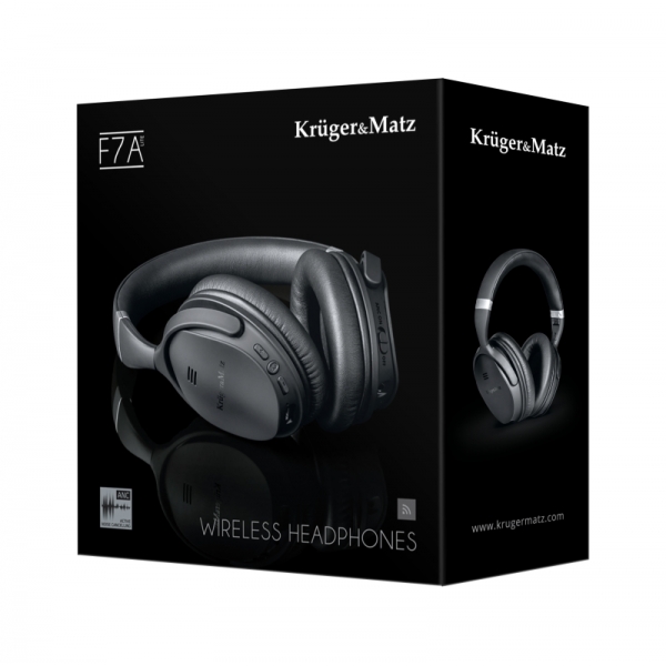 Bezdrôtové slúchadlá na uši s ANC Kruger & Matz F7A Lite