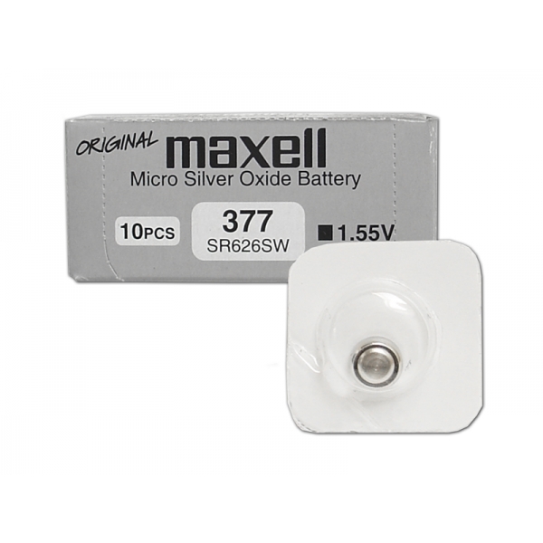 Strieborná batéria MAXELL AG4 (SR626SW) 377.