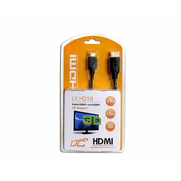 HDMI-MINI HDMI kábel 1,5m Cu HQ.