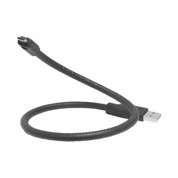 USB kábel - Micro USB 45 cm "tuhý"