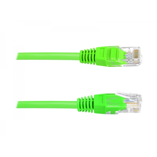 Sieťový počítačový kábel (PATCHCORD) 1: 1 8p8c 0,5m zelený.