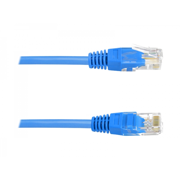 Sieťový počítačový kábel 1: 1 8p8c (patchcord), 0,5 m, modrý.
