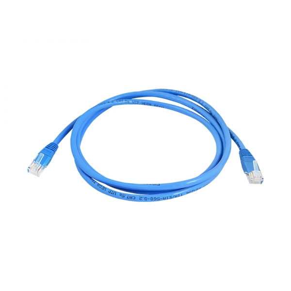 Sieťový počítačový kábel 1: 1 8p8c (patchcord), 5m, modrý.