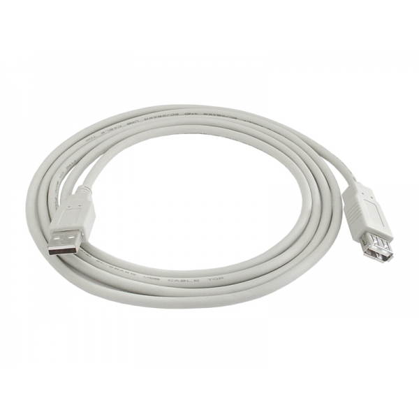 USB predlžovací kábel typu A vidlica - zásuvka 3m