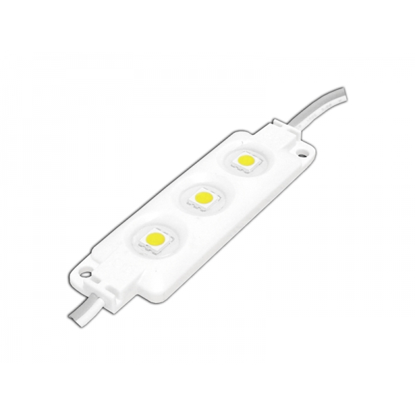 Modul LED-5050 3 LED, studené biele svetlo, vodotesné.