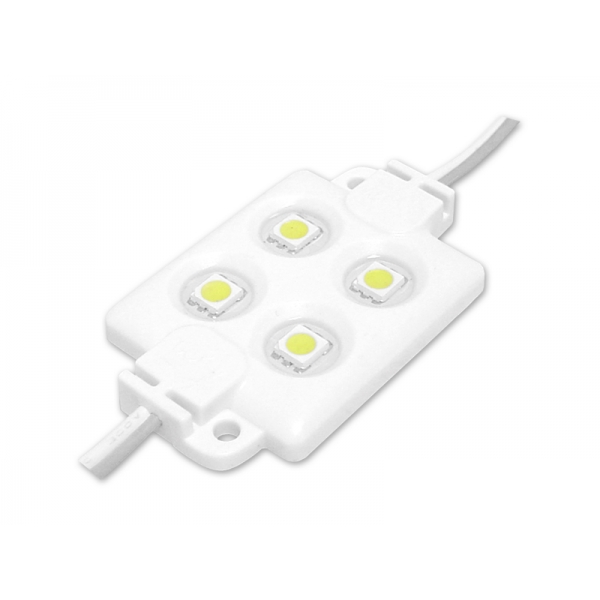 Modul LED-5050 so 4 LED, studené biele svetlo, vodeodolný.