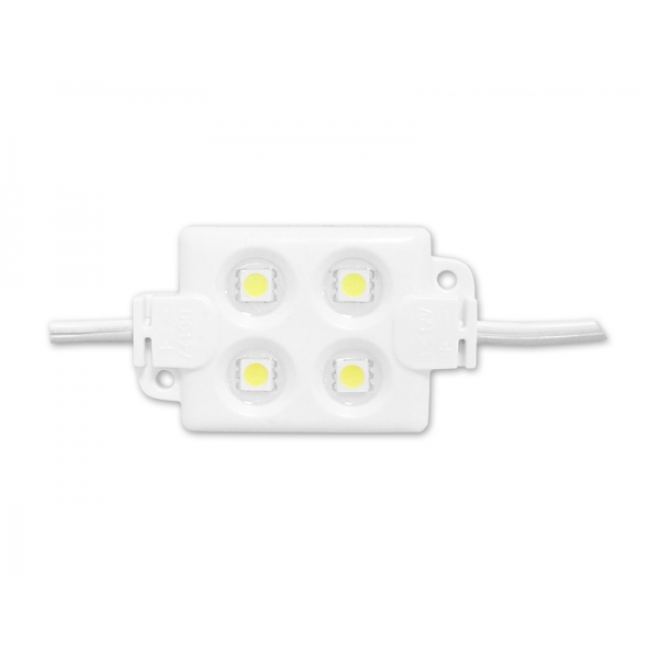 Modul LED-5050 so 4 LED, studené biele svetlo, vodeodolný.