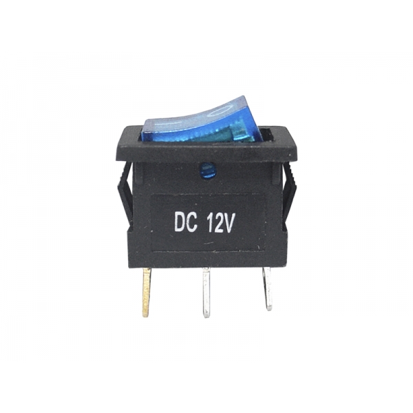 IRS-701DC 12V modro podsvietený vypínač.