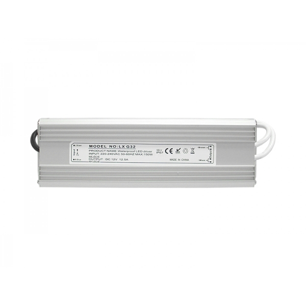 Vodotesný LED zdroj LEXTON IP67, 12V / 150W.