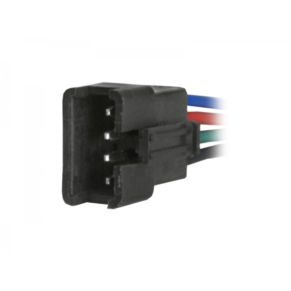 Konektor LED pásika - RGB zásuvka s vodičmi.
