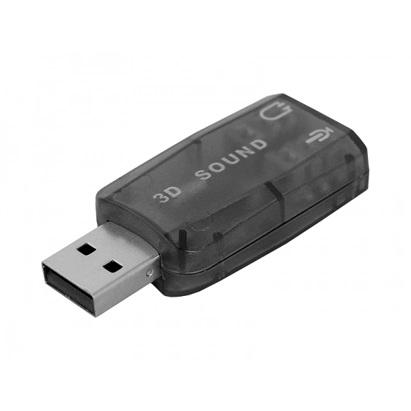 USB 5.1 zvuková karta.