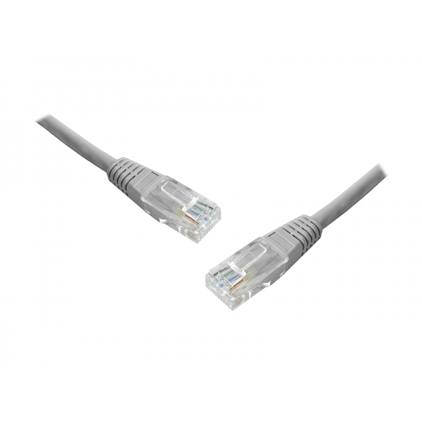 Sieťový počítačový kábel (patchcord) 1:1, 8P8C, CAT6E, 30m.