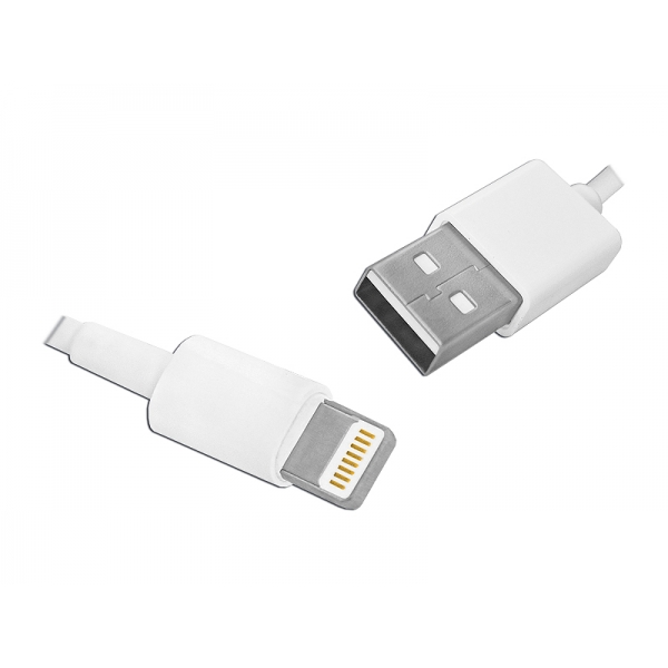 USB kábel -Iphone 5P, 1m, biely.