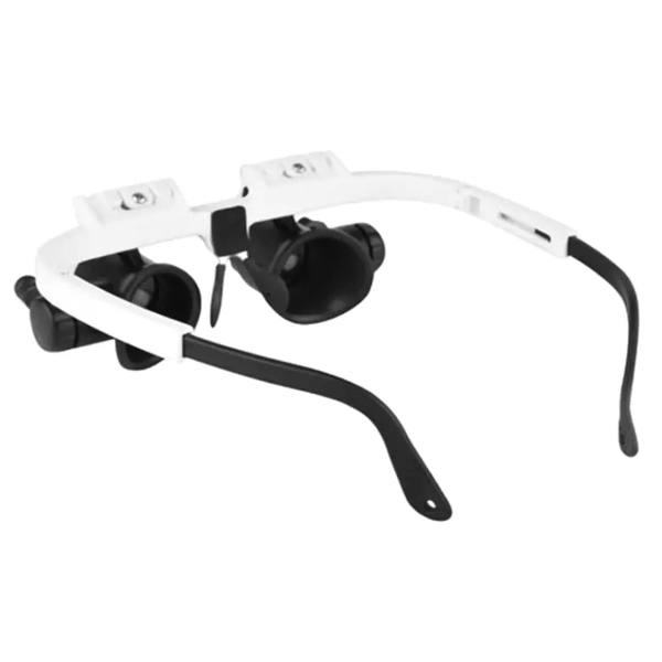 Lupa-hodinárske okuliare X23 X8 biele
