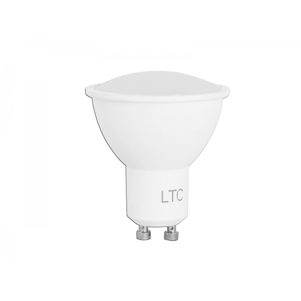 LTC LED GU10 SMD 7W 230V žiarovka, teplé biele svetlo, 560lm.