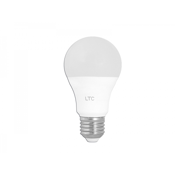 LTC LED A60 E27 SMD 10W 230V žiarovka, teplé biele svetlo, 800lm.