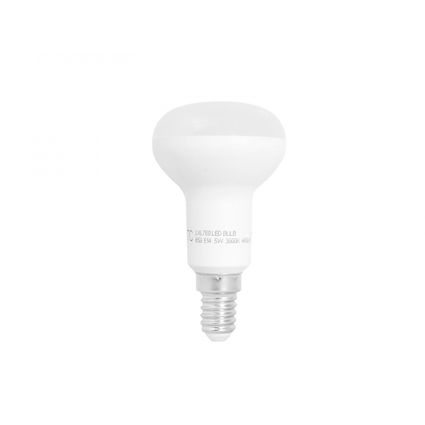 LTC LED žiarovka, R50, E14, SMD, 5W, 230V, teplé biele svetlo, 400 lm.