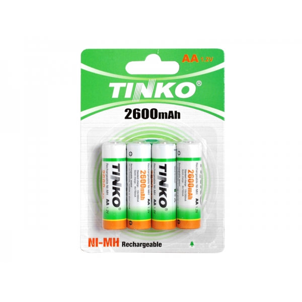 Batéria TINKO NI-MH AA 2600mAh.