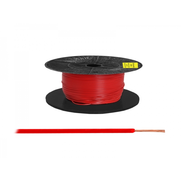 FLRY-B 0,50 kábel, červený.