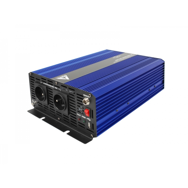 SINUS IPS-3000S 3000W menič napätia 12 VDC / 230 VAC.