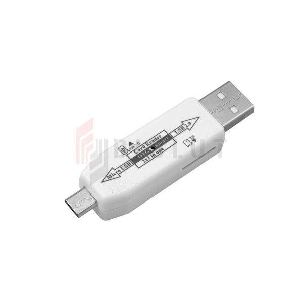 Zásuvka adaptéra Micro USB - zásuvka USB / SD HUB.