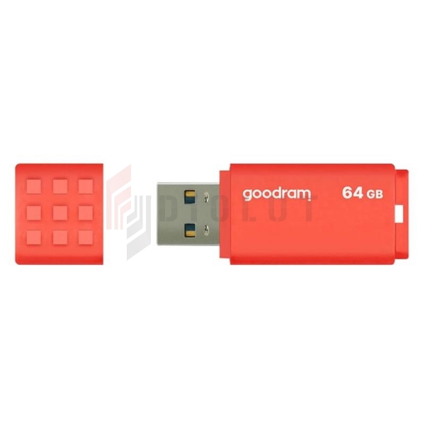 GOODRAM 64GB USB 3.0 Pendrive, Orange.