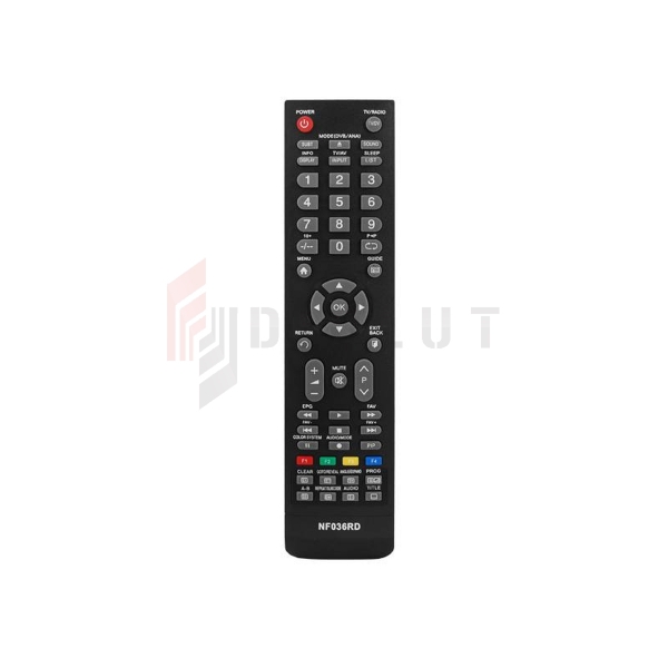 Diaľkové ovládanie pre LCD TV FUNAI NF036RD HQ (NF021RD, NF028RD, NF031RD, NF036RD).