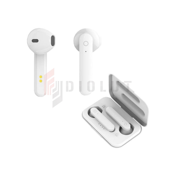 Somostel Earbuds TWS J28 Bluetooth slúchadlá + nabíjacie puzdro, biele.