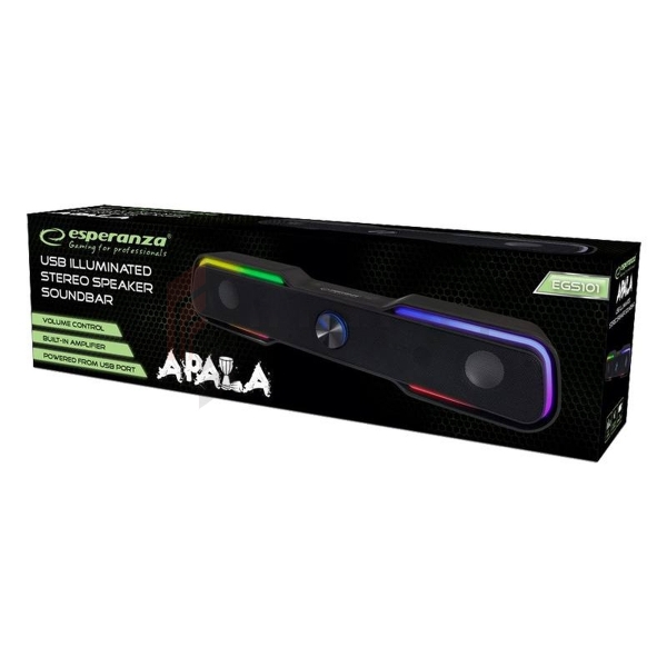 USB reproduktor / Soundbar Esperanza Rainbow Apala EGS101.