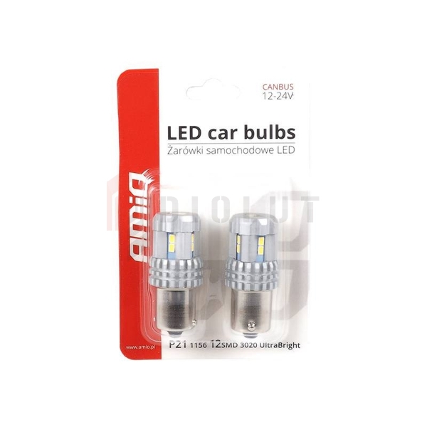 LED CANBUS UltraBright 3020 22 x SMD 1156 (R5W, R10W) P21 Biela, žiarovky 12 V / 24 V